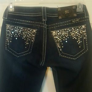 Miss Me dark was jeans.  Worn once.